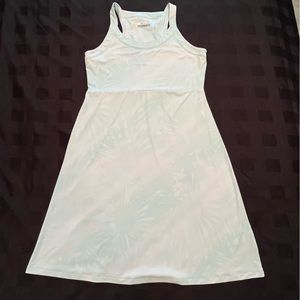 Columbia Sportswear Mint Green & White Dress. Size M